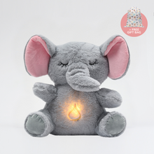 Hug Ease Emmy the Elephant — breathing plush toy for anxiety, sleep and ADHD relief