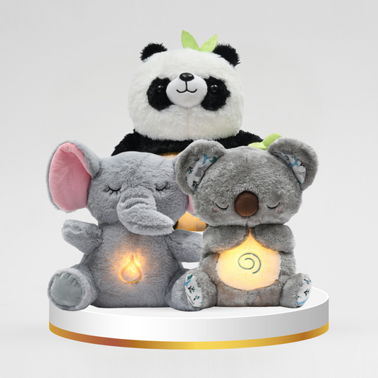 Breathing Panda + Elephant + Koala